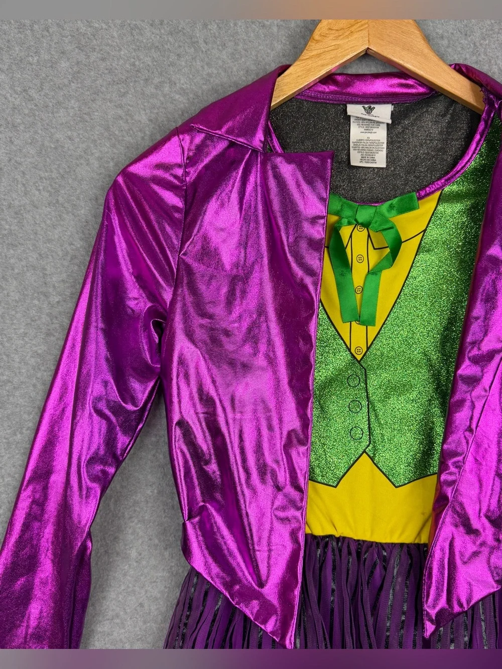 DC Comics The Joker Girls Costume Dress Girls XL Halloween